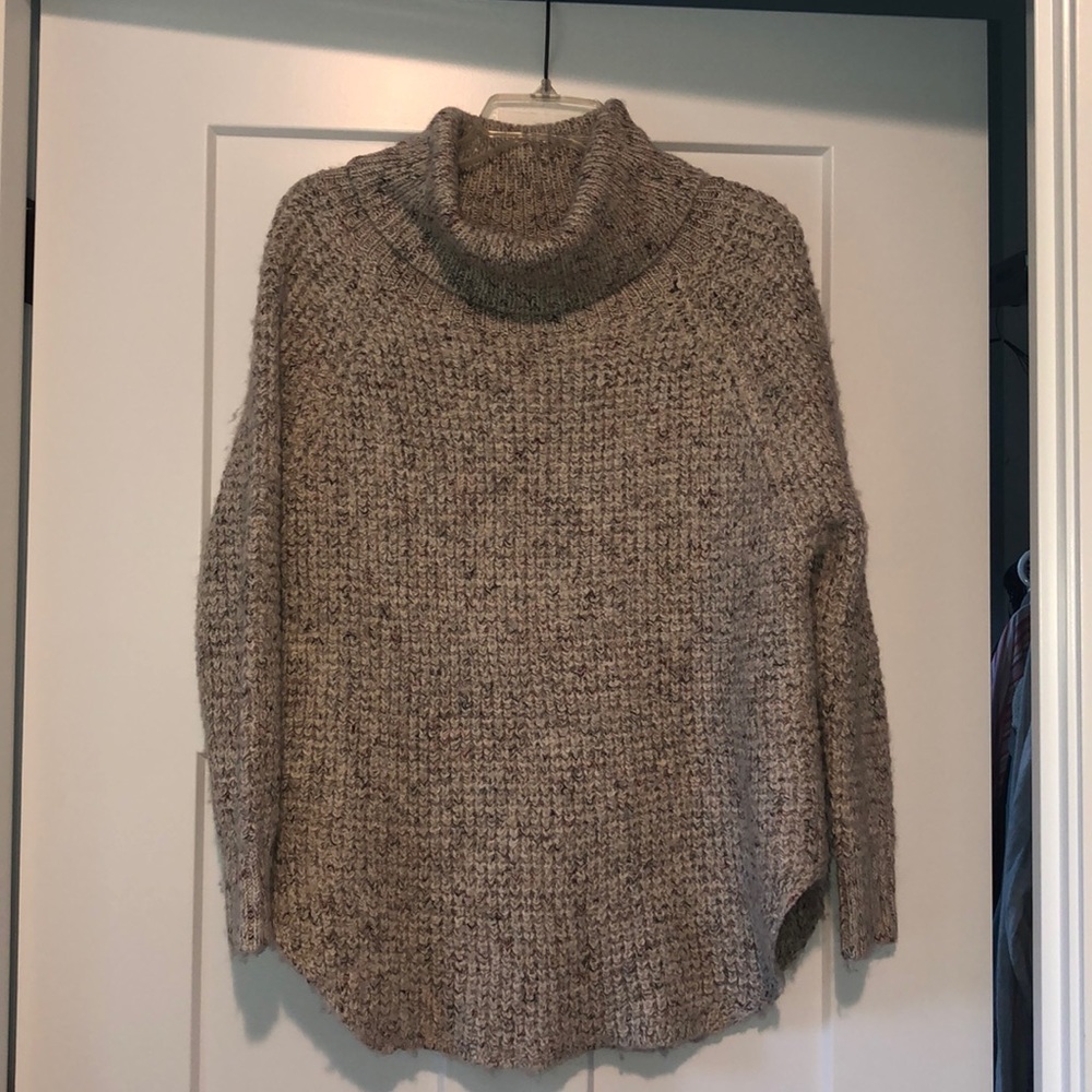 Free people oversized cream sweater